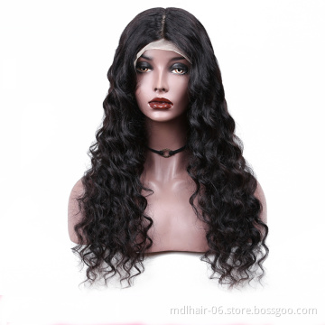 Wholesale Brazilian Loose Deep Wave Lace Closure Human Hair Wigs For Women Remy Human Hair Wig With Baby Hair